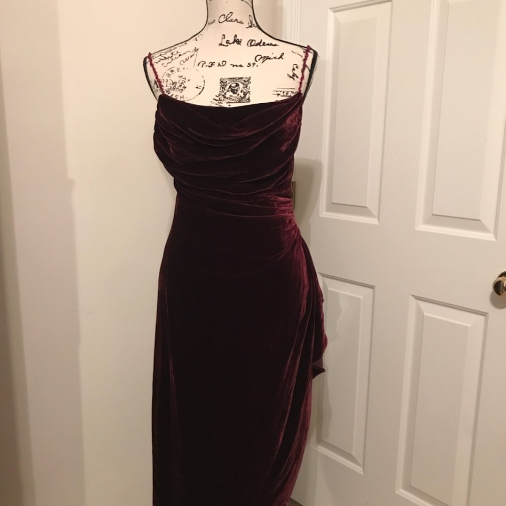 Velour dress